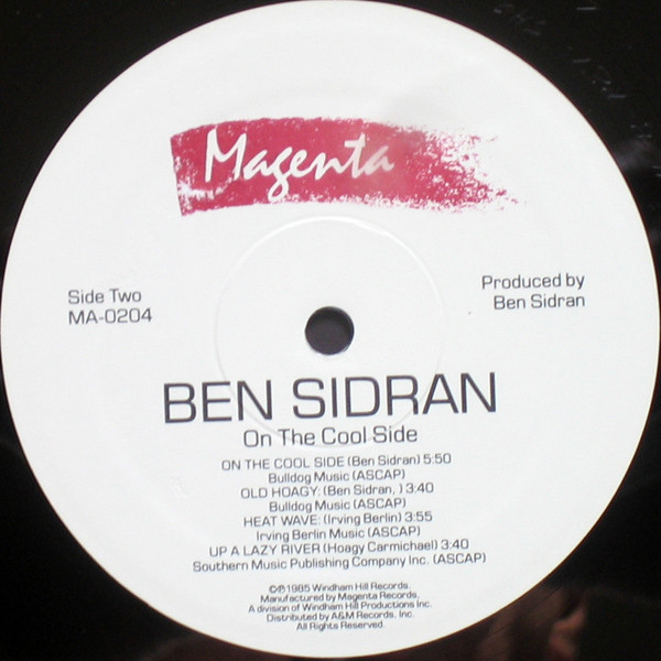 Ben Sidran, On The Cool Side - LP