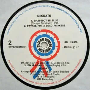 Vinilo: Deodato, The Best Of Deodato - LP