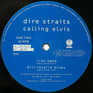 Dire Straits, Calling Elvis - Maxi Singles: imagen 4