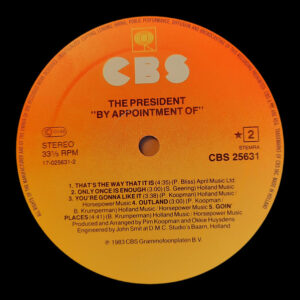 The President, By Appointment Of - LP: imagen 3