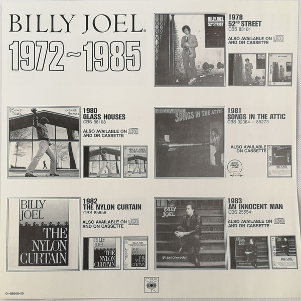 Billy Joel, Greatest Hits Volume I & Volume II - LP