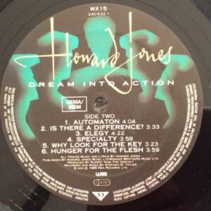Howard Jones, Dream Into Action - LP: imagen 4