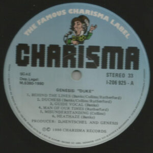 Genesis, Duke - LP Album Stereo: imagen 4