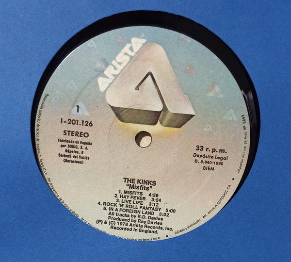 The Kinks, Misfits = Marginados - LP
