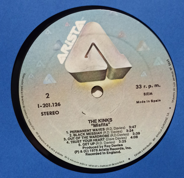The Kinks, Misfits = Marginados - LP