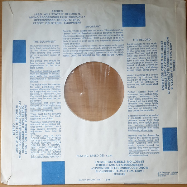10cc, Sheet Music - LP