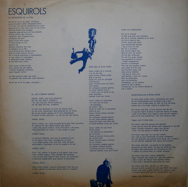 Esquirols, Colze Amb Colze - LP