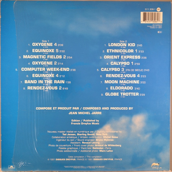 Jean-Michel Jarre, Images (The Best Of Jean Michel Jarre) - LP
