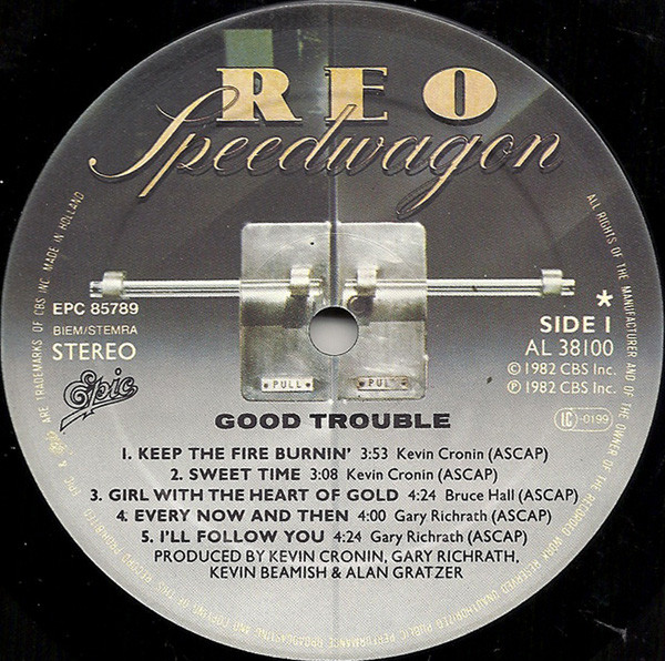 REO Speedwagon, Good Trouble - LP