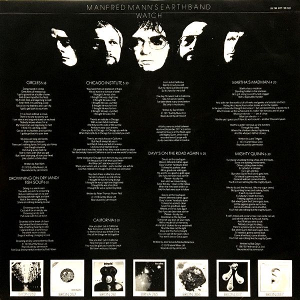 Manfred Mann's Earth Band, Watch - LP