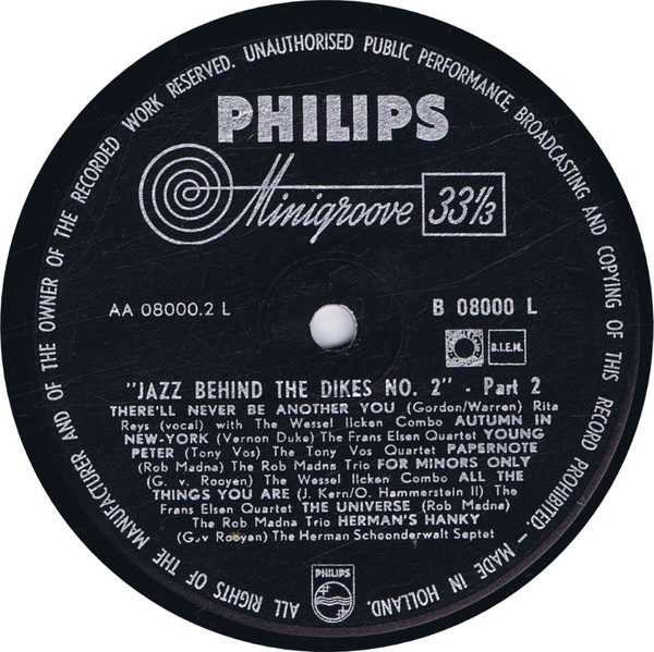 Various, Jazz Behind The Dikes No. 2 - LP