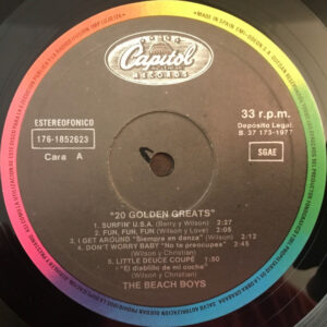 The Beach Boys, 20 Golden Greats - LP: imagen 6