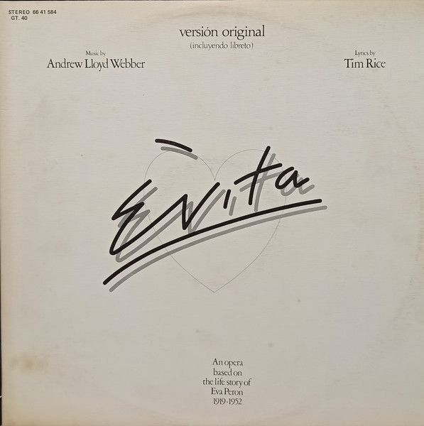 Andrew Lloyd Webber And Tim Rice, Evita - LP