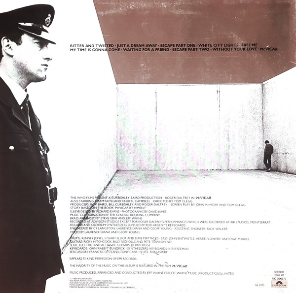 Roger Daltrey, McVicar (Original Soundtrack Recording) - LP