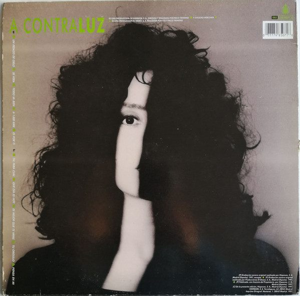 Luz Casal, A Contraluz - LP