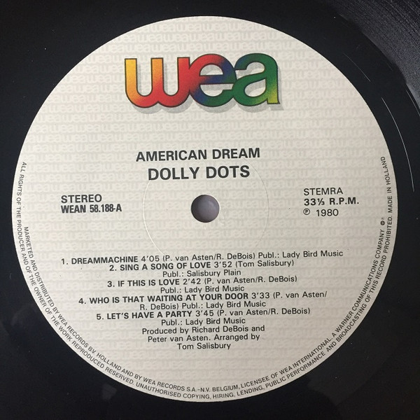 Dolly Dots, American Dream - LP