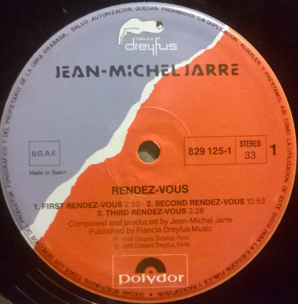 Jean-Michel Jarre, Rendez-Vous - LP