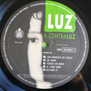Luz Casal, A Contraluz - LP: imagen 3