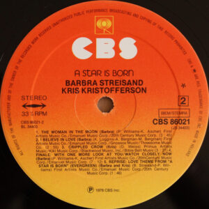 Barbra Streisand, Kris Kristofferson, A Star Is Born - LP: imagen 5