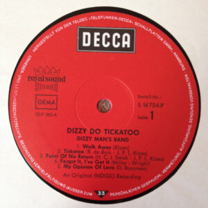 Dizzy Man's Band, Dizzy Do Tickatoo - LP: imagen 3