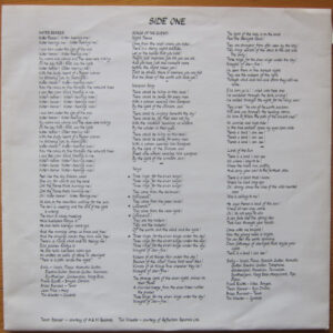 Sally Oldfield, Water Bearer - LP: imagen 6