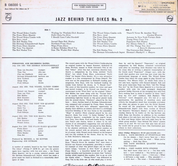 Various, Jazz Behind The Dikes No. 2 - LP