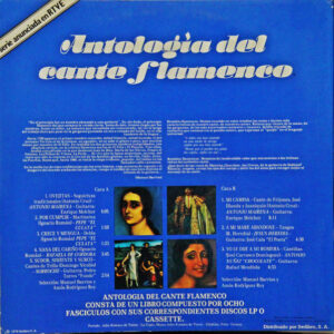 Various, Antología Del Cante Flamenco: Retablo 4 - LP: imagen 2