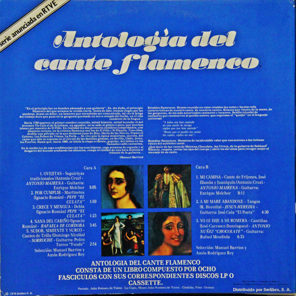 Various, Antología Del Cante Flamenco: Retablo 4 - LP