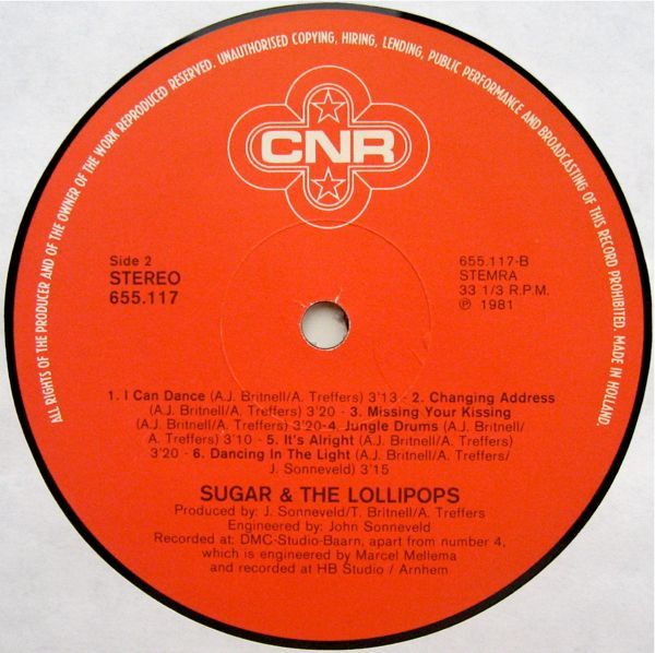 Sugar & The Lollipops, Sugar & The Lollipops - LP