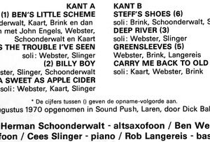 Ben Webster, Ben Op Zijn Best - LP: imagen 7