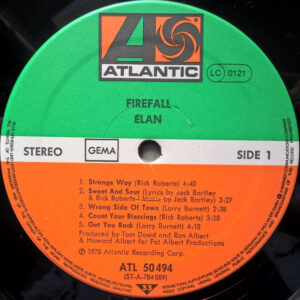 Firefall, Élan - LP Album Stereo: imagen 6