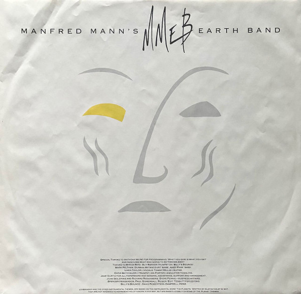 Manfred Mann's Earth Band, Masque (Songs And Planets) - LP