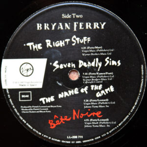 Bryan Ferry, Bête Noire - LP: imagen 4