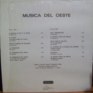 Prudencio Romo, Música Del Oeste - LP: imagen 2
