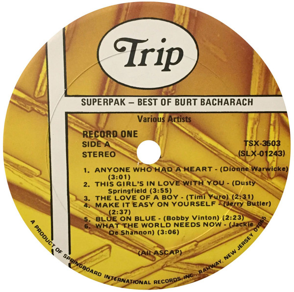 Various, Superpak - Best Of Burt Bacharach - LP