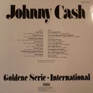 Johnny Cash, Johnny Cash - LP: imagen 2