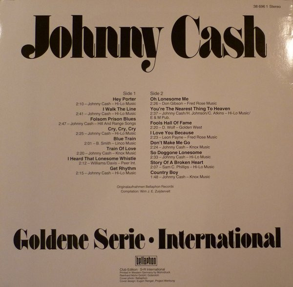 Johnny Cash, Johnny Cash - LP