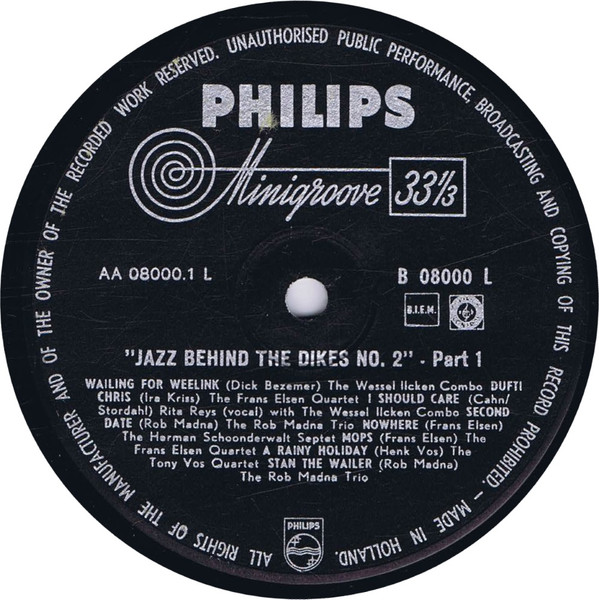 Various, Jazz Behind The Dikes No. 2 - LP