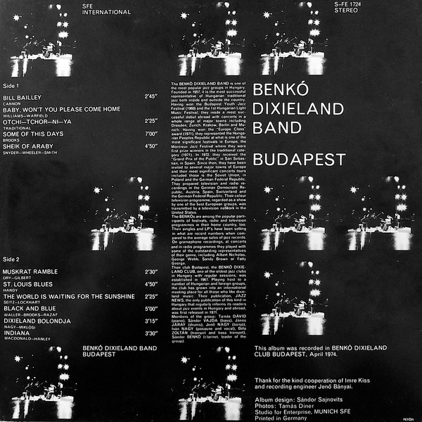 Benkó Dixieland Band, Budapest - LP