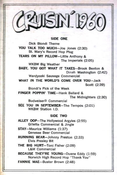Various, Cruisin' 1960 - LP