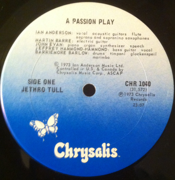 Jethro Tull, A Passion Play - LP