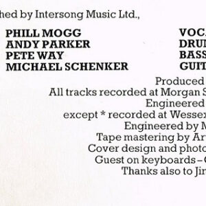 UFO, Force It - LP Album Stereo: imagen 6