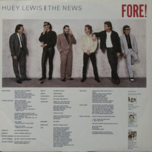 Huey Lewis And The News, Fore! - LP: imagen 5