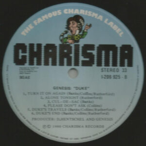 Genesis, Duke - LP Album Stereo: imagen 5