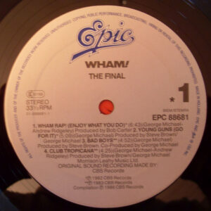 Wham!, The Final - LP Album Stereo: imagen 4