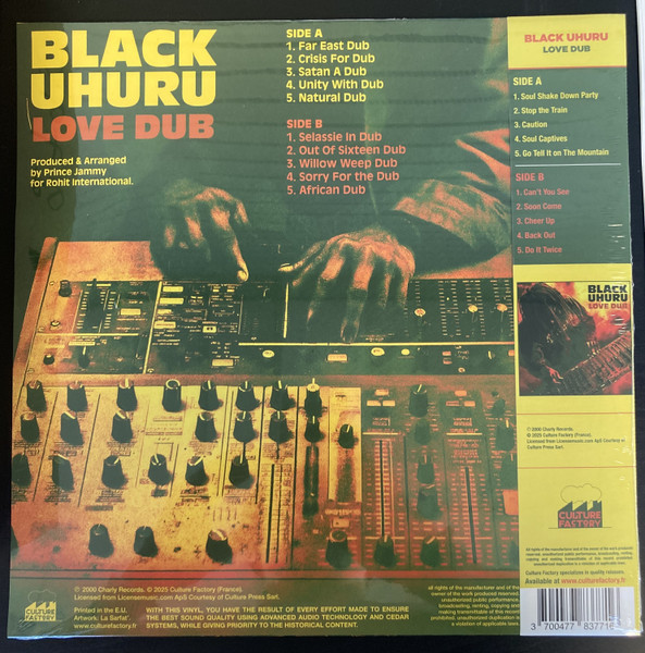 Black Uhuru, Love Dub - LP