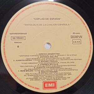 Various, Coplas De España - LP: imagen 4