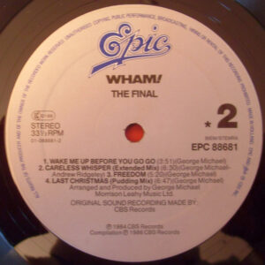 Wham!, The Final - LP Album Stereo: imagen 5