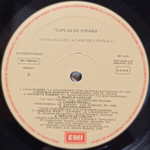 Various, Coplas De España - LP: imagen 6