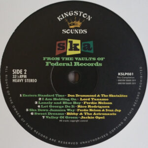 Various, Ska: From The Vaults Of Federal Records - LP: imagen 3
